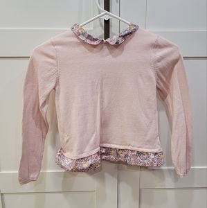 H&M girls Peter pan collar shirt